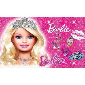 Sparkling Birthday Party Decorations Girl Birthday,Baby Shower Pink Barbie 5x3ft